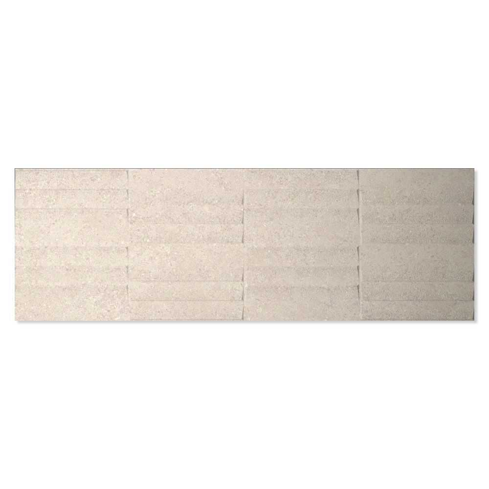 Dekor Kakel Berryroad Wall Beige Matt-Relief 30x90 cm